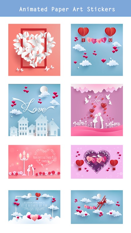 Animated Paper Art Love Pack