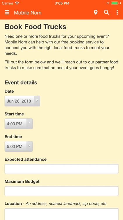 Mobile Nom - Food Truck Finder screenshot-6