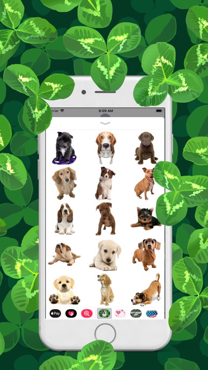 Cute Puppies Love Stickers