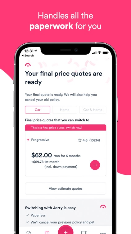 Jerry: Car Insurance Savings screenshot-4
