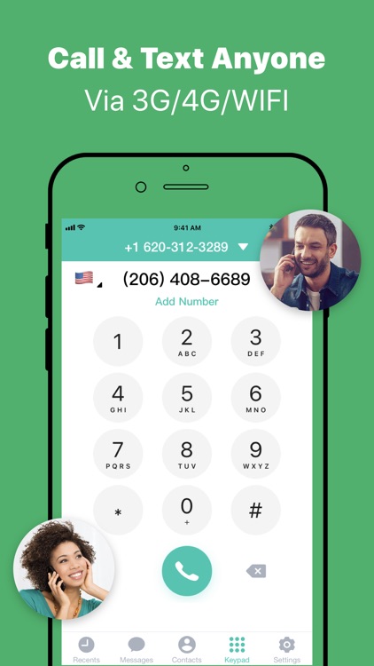 Second Phone Number -Texts App