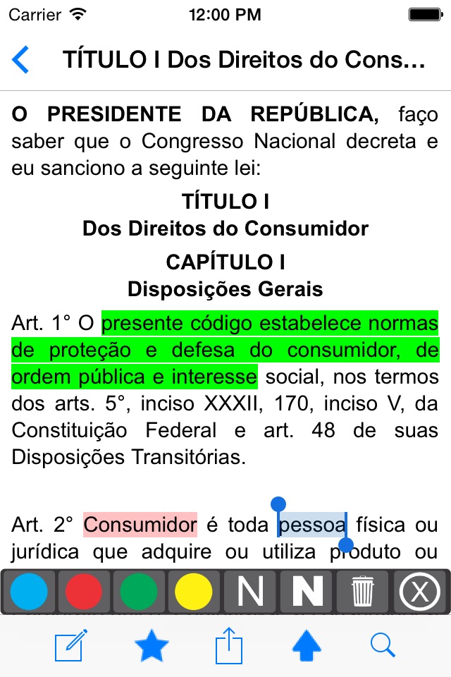 Código de Defesa do Consumidor screenshot 2