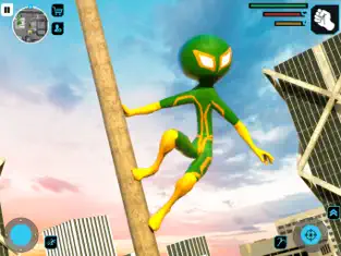 Screenshot 9 Spider Stickman Rope Hero game iphone