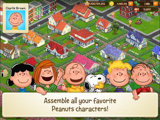 Snoopy's Candy Town - iPhone/iPad Gameplay 