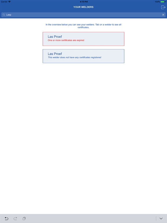 Screenshot #6 pour WelderCheck