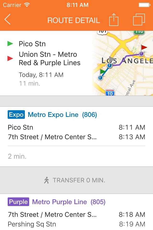 ezRide LA METRO - Transit screenshot 4