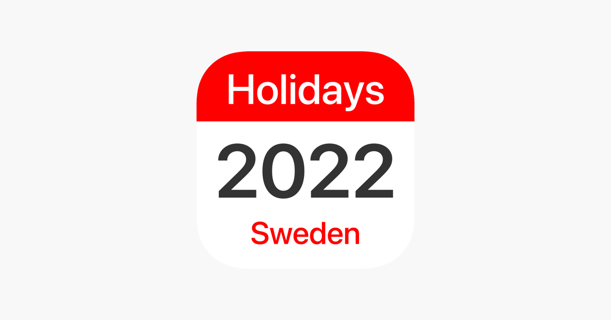 ‎App Store Sweden Public Holidays 2022