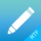 **Please visit our website or search for "RTF Write" in the Mac App Store to download the OS X version, only U