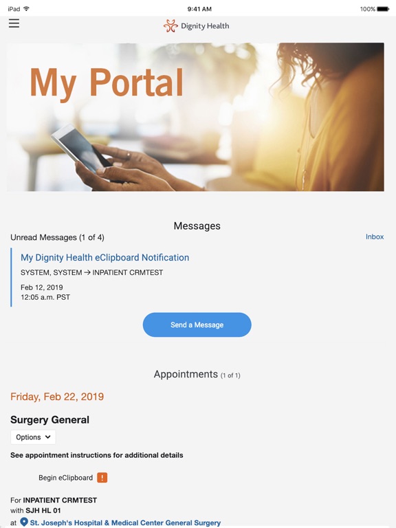 my portal. by Dignity Health App Price Drops