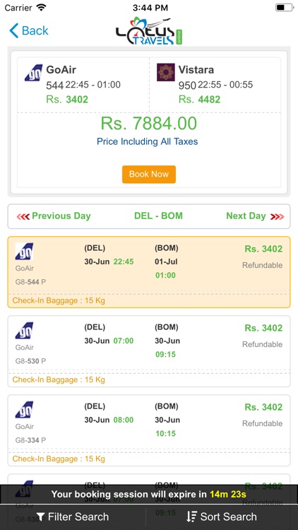 Lotus Travel Online screenshot-3