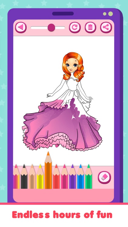 Paint Princess - Coloring Book screenshot-3