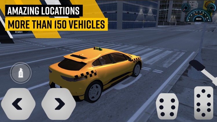 Taxi Car Parking Driving Games screenshot-5