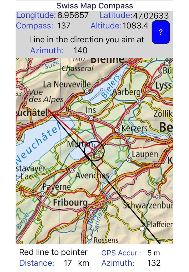 Swiss Map Compass screenshot 2