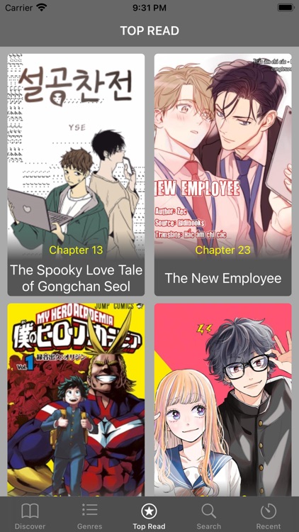 MANGA READER - COMICS & NOVELS screenshot-5