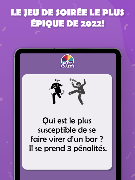 Party Roulette ! Jeu soirée Party Roulette ! Jeu soirée