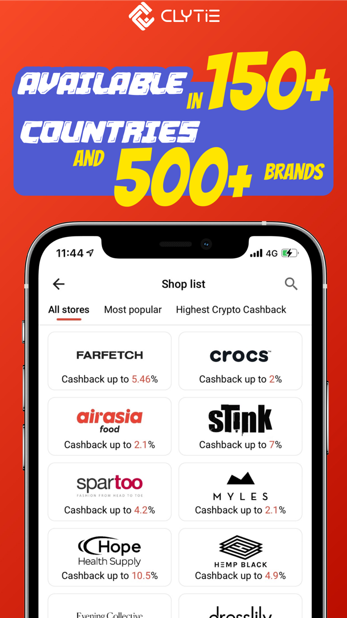 Clytie Cashback  Earn Crypto