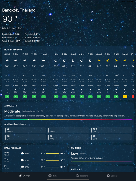Weather ´ screenshot 2