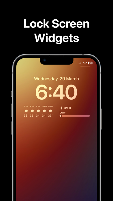 Blank Widget Transparent Space screenshot 3