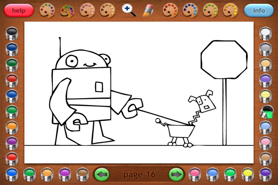 Coloring Robots screenshot 4