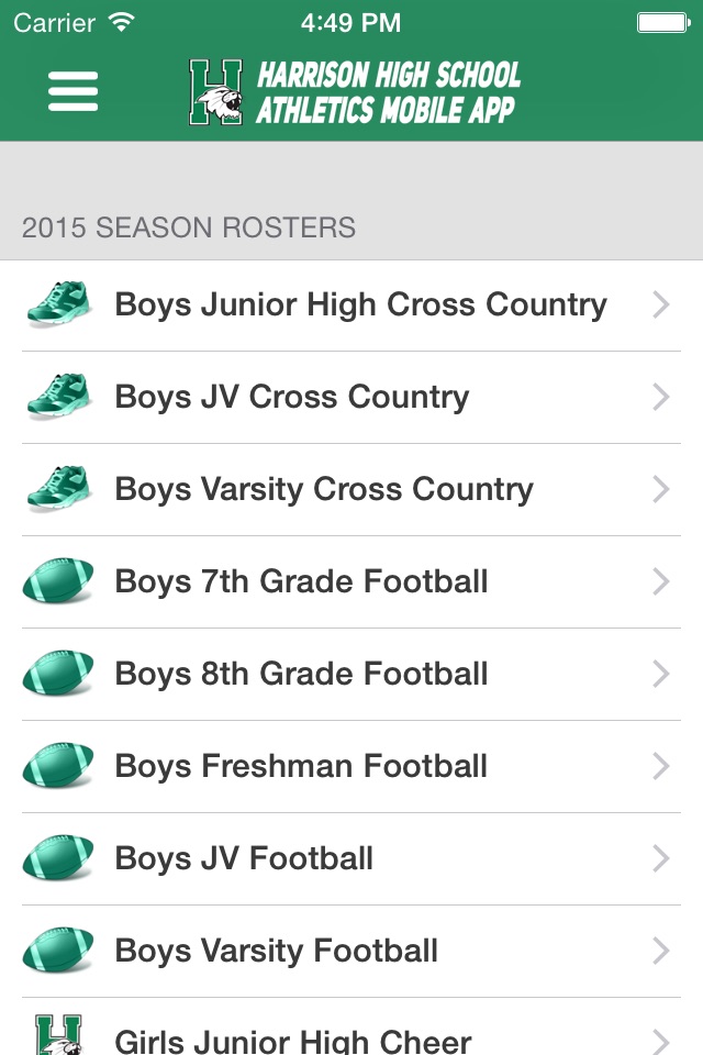 Harrison High School Athletics screenshot 4