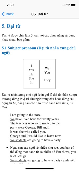 Ngữ pháp Tiếng Anh 2018(圖3)-速報App