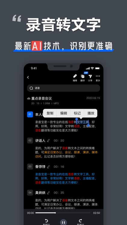 录音宝 - 专业录音转文字,会议记录助手