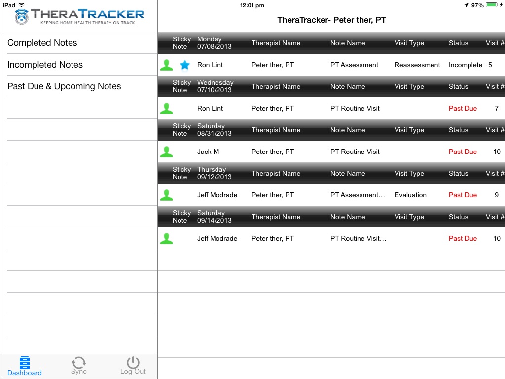 TheraTracker screenshot 3