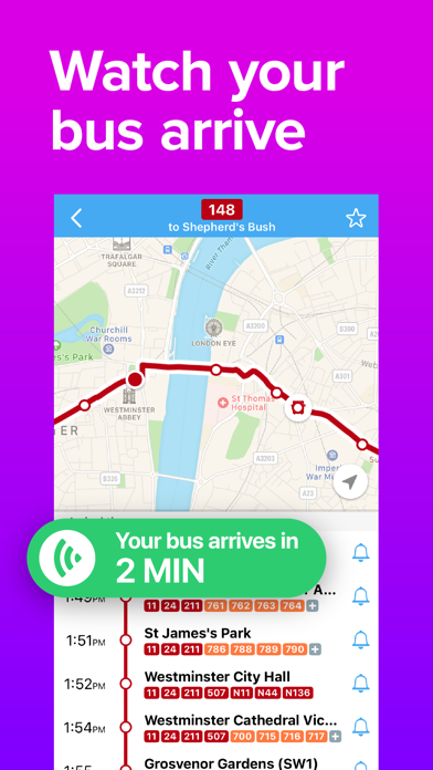 Momego - Live transit tracker screenshot 2