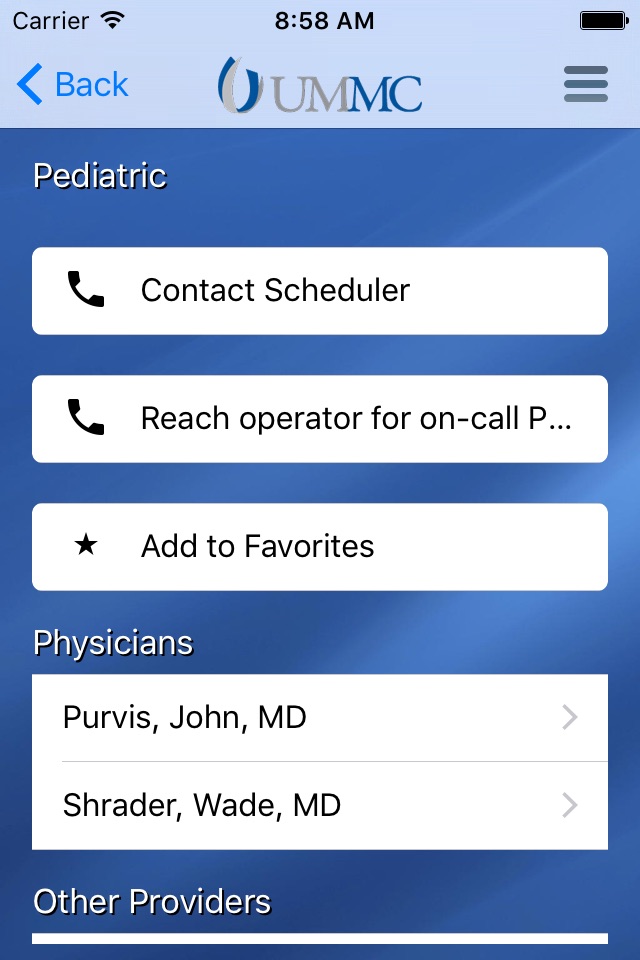 UMMC 4Referrals screenshot 3