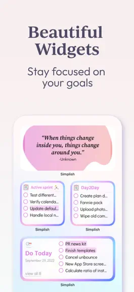 Game screenshot Simplish Planner & To Do List hack