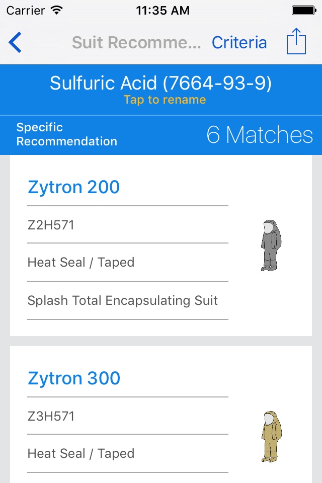 HazMatch® Protective Guide screenshot 4