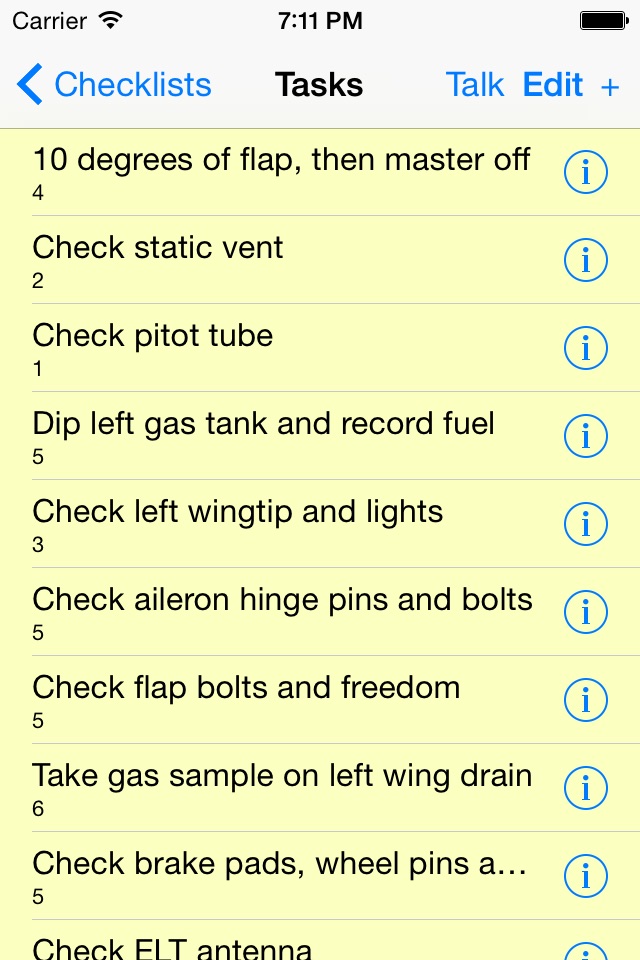 Pilot Checklist screenshot 2