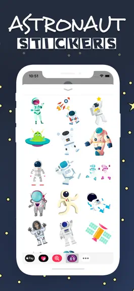 Game screenshot Astronaut  Emojis hack