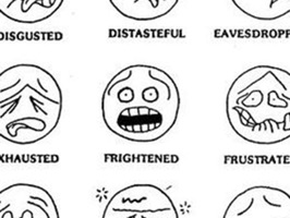 Teachers and therapists have been using these "how do you feel" charts for ages
