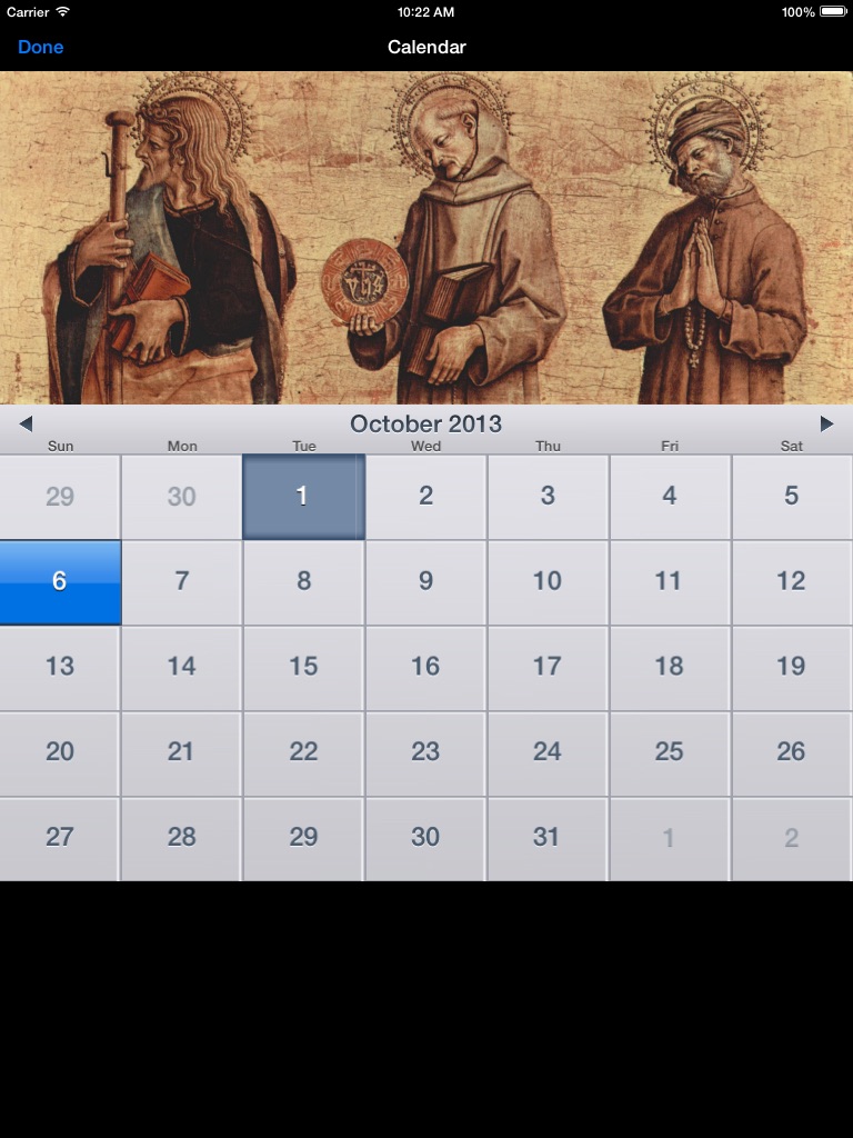 Catholic Saints Calendar screenshot 3