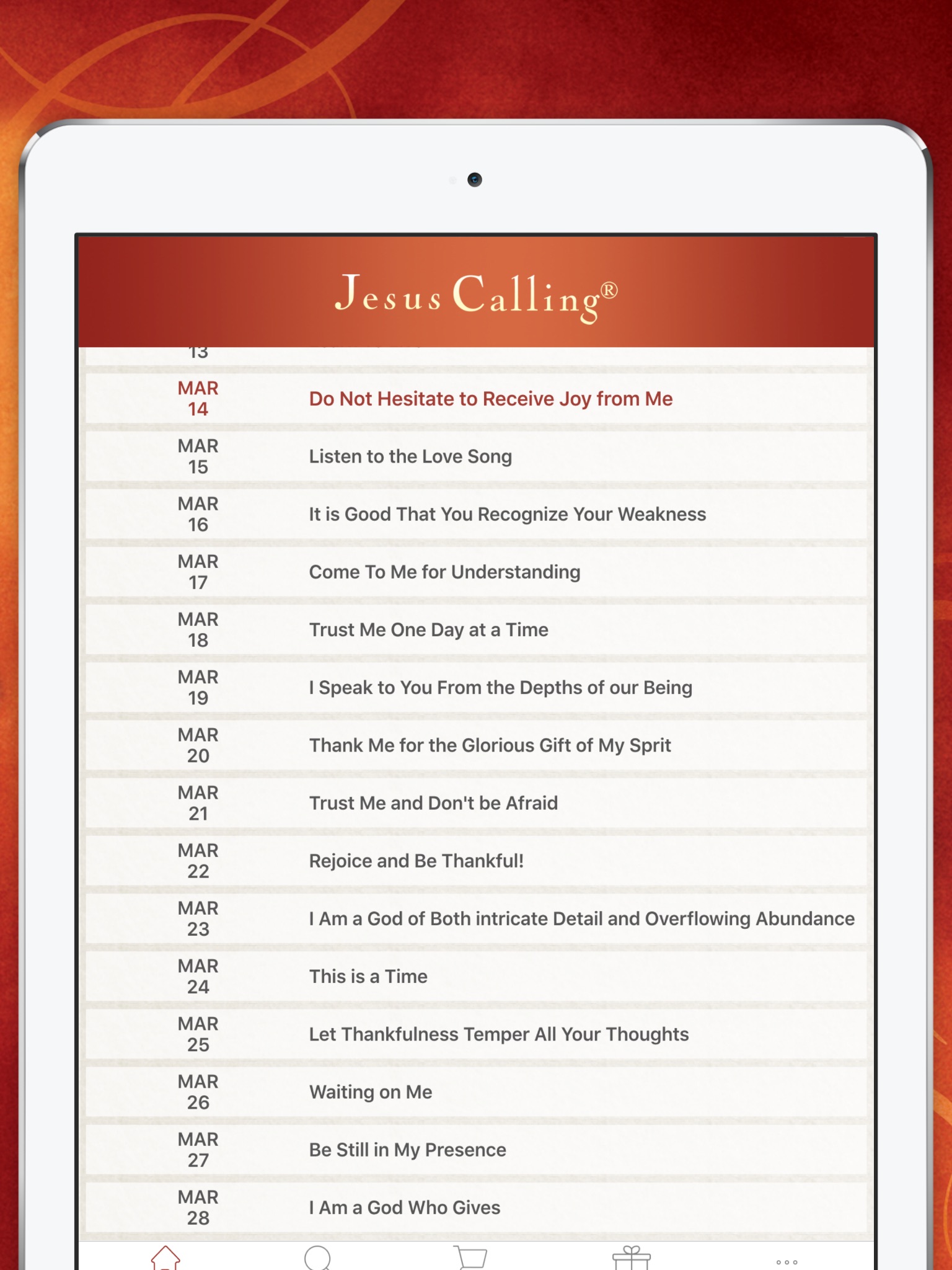 Jesus Calling Devotional screenshot 2