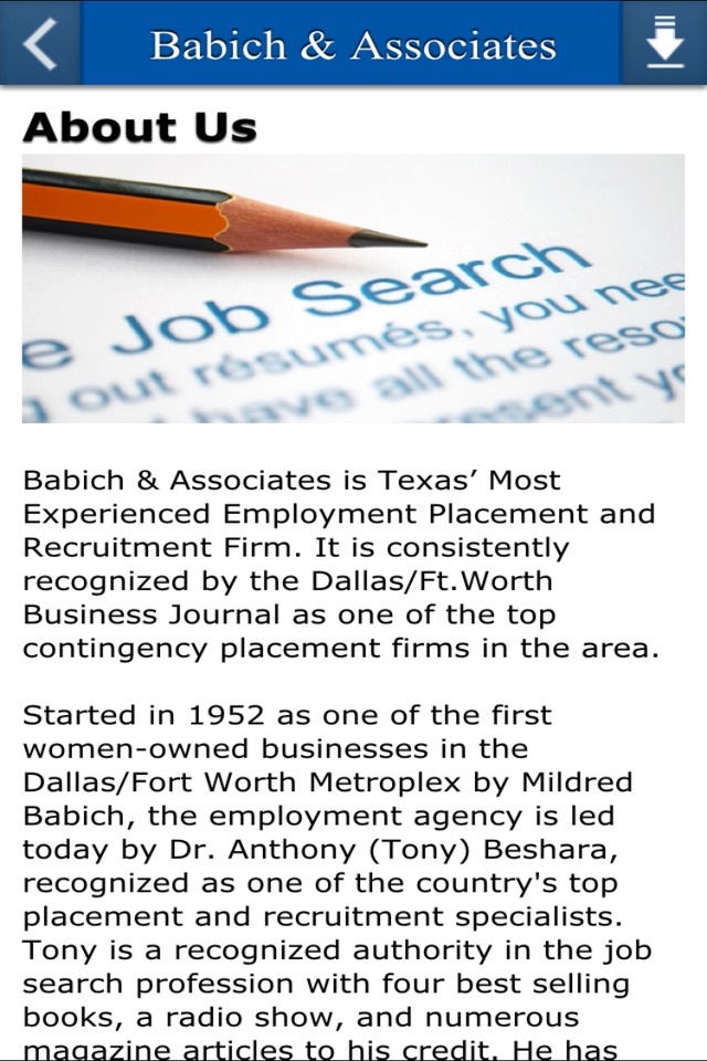 Babich & Associates screenshot 2