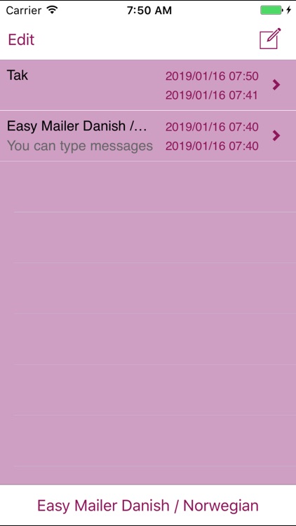 Easy Mailer Danish / Norwegian