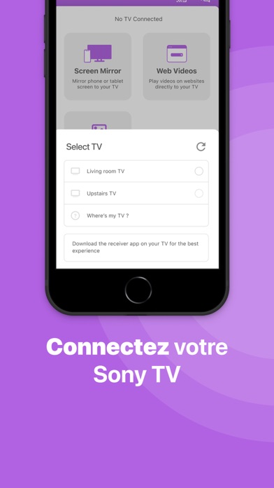 SonyTV Miracast + Ecran Miroir