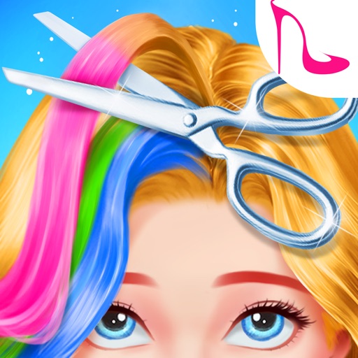 Hair Salon Makeup Stylist Icon