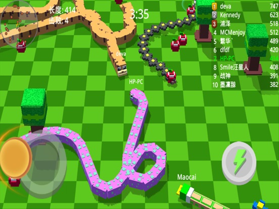 3D方块蛇争霸战 screenshot 4