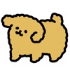 animated poodle sticker