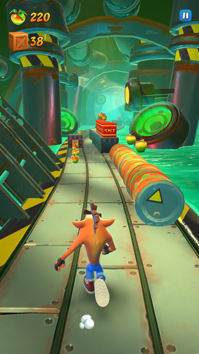 screenshot of Crash Bandicoot: On the Run! 6