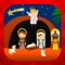 With this application you can choose among all the nativity portals that we have to choose, and then you can decorate with the more than 70 stickers that we put at your disposal