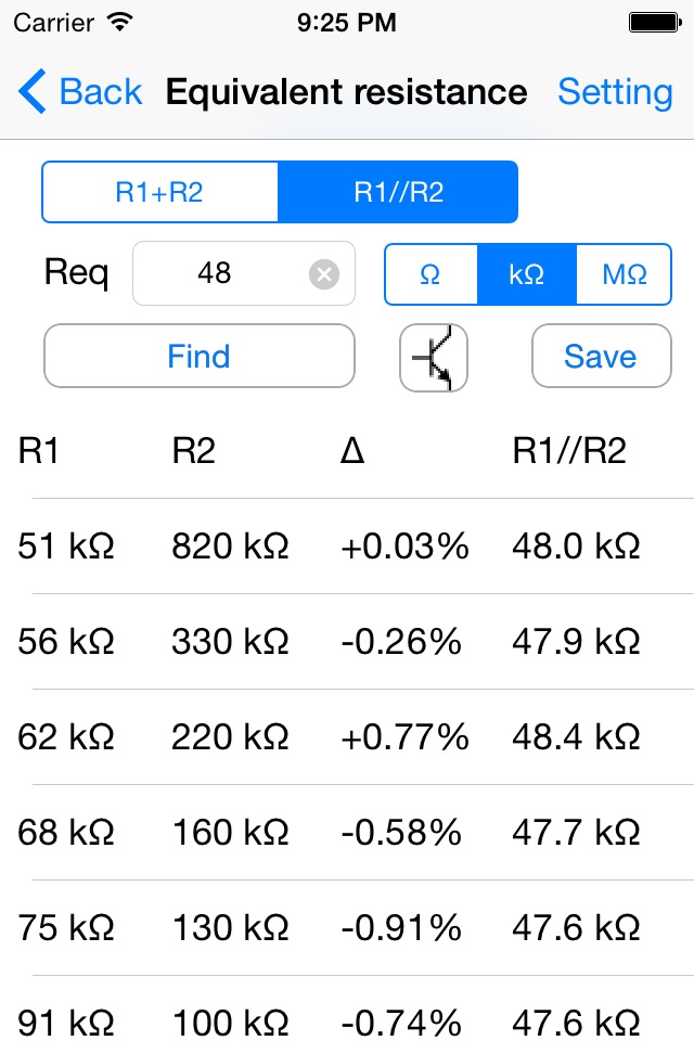 Resistor Tools Pro screenshot 4