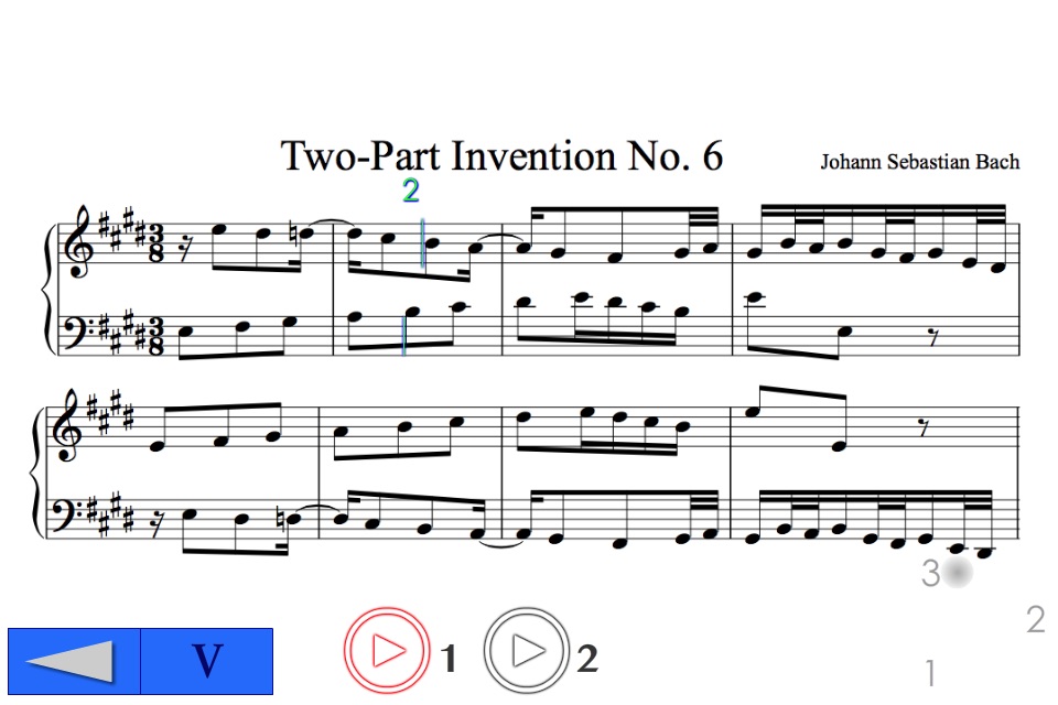 Read Bach Sheet Music screenshot 2