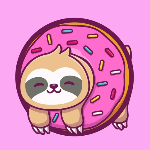 Lazy Sloth Stickers!