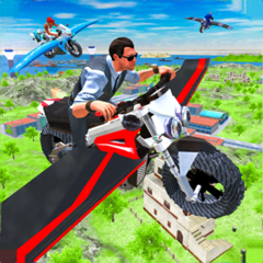 Flying Motorbike Real Sim 3D