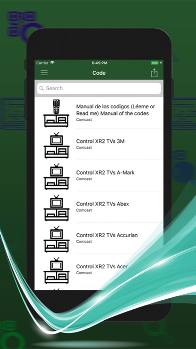 Códigos Control For Comcast screenshot 3