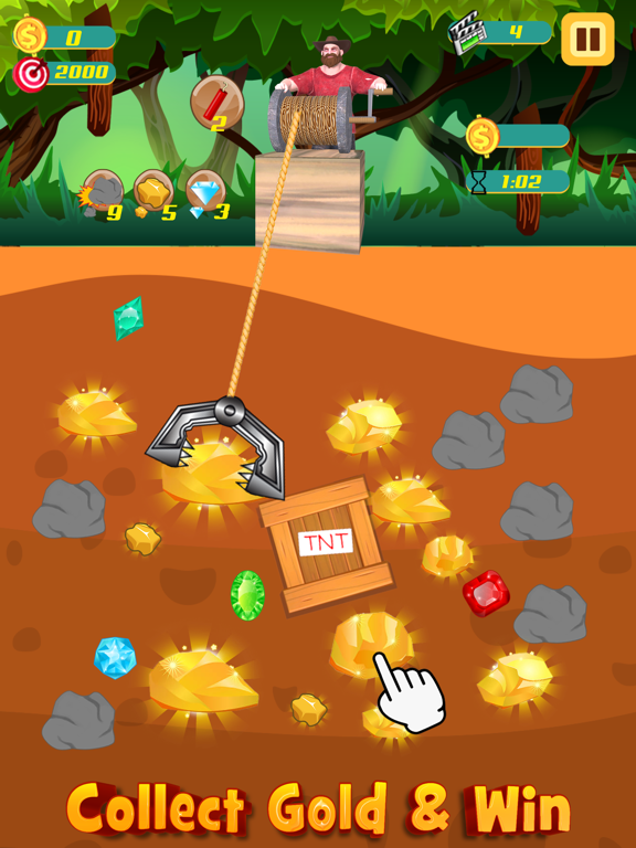 Gold Miner: Jewel Digger Game screenshot 2